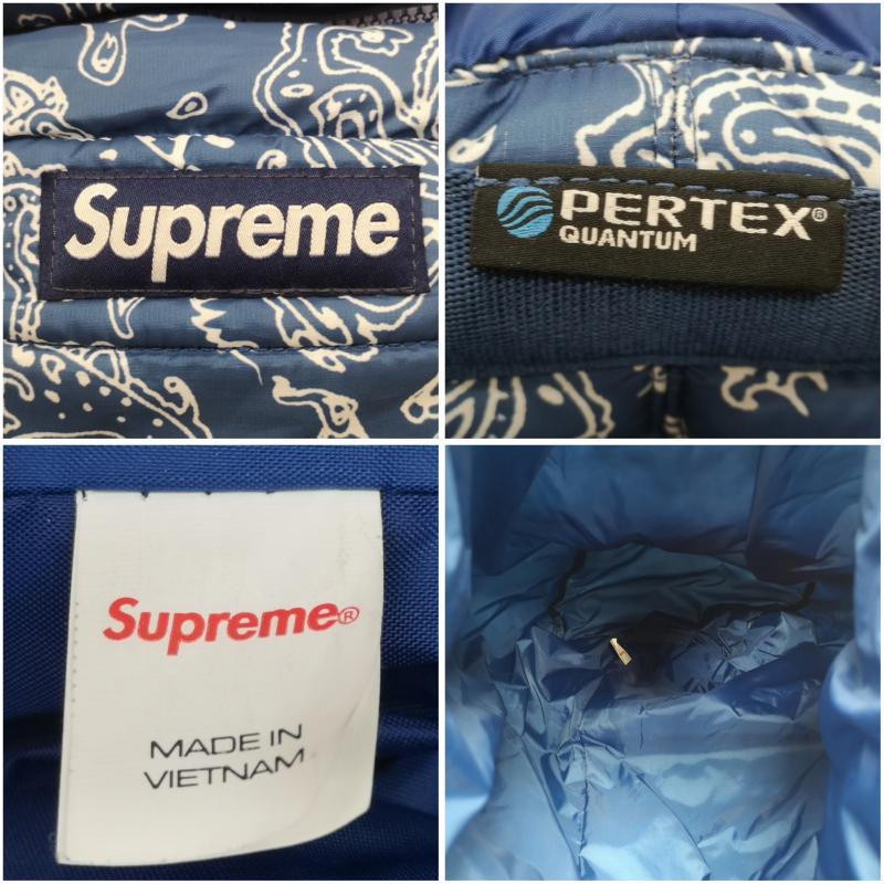シュプリーム Supreme リュックサック、デイパック リュックサック、デイバッグ 22AW Puffer Backpack リュック バックパック - 青 / ブルー / blue X 白 / ホワイト / white メンズ USED 古着 中古 50160996