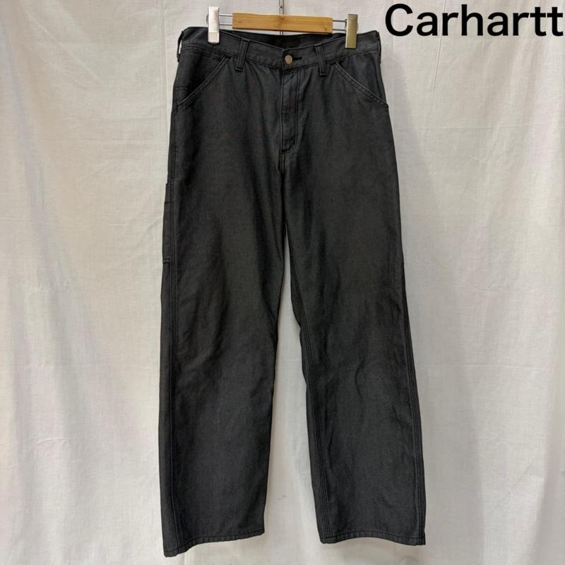 カーハート Carhartt パンツ ワークパンツ、ペインターパンツ ワーククロスペインターパンツ 0085-01 ダークグレー M 無地 X ロゴ、文字 X ワンポイント ダークグレー / ダークグレー / メンズ USED 古着 中古 50161001