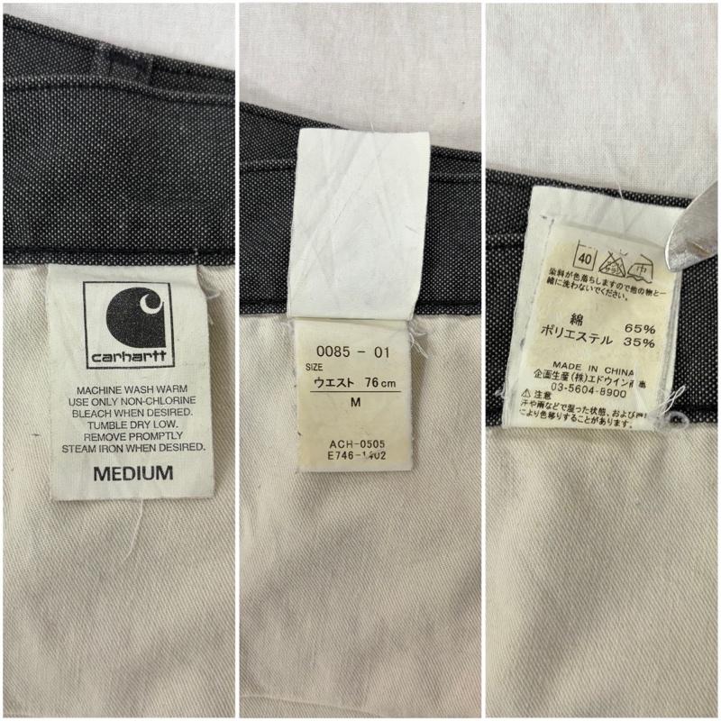 カーハート Carhartt パンツ ワークパンツ、ペインターパンツ ワーククロスペインターパンツ 0085-01 ダークグレー M 無地 X ロゴ、文字 X ワンポイント ダークグレー / ダークグレー / メンズ USED 古着 中古 50161001