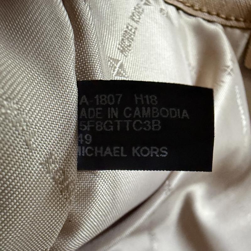 マイケルコース MICHAEL KORS ショルダーバッグ ショルダーバッグ シグネチャー クロスボディバッグ JET SET ITEM 35F8GTTC3B - 無地 X ロゴ、文字 白 / ホワイト / white X 茶 / ブラウン / brown レディース USED 古着 中古 50161007