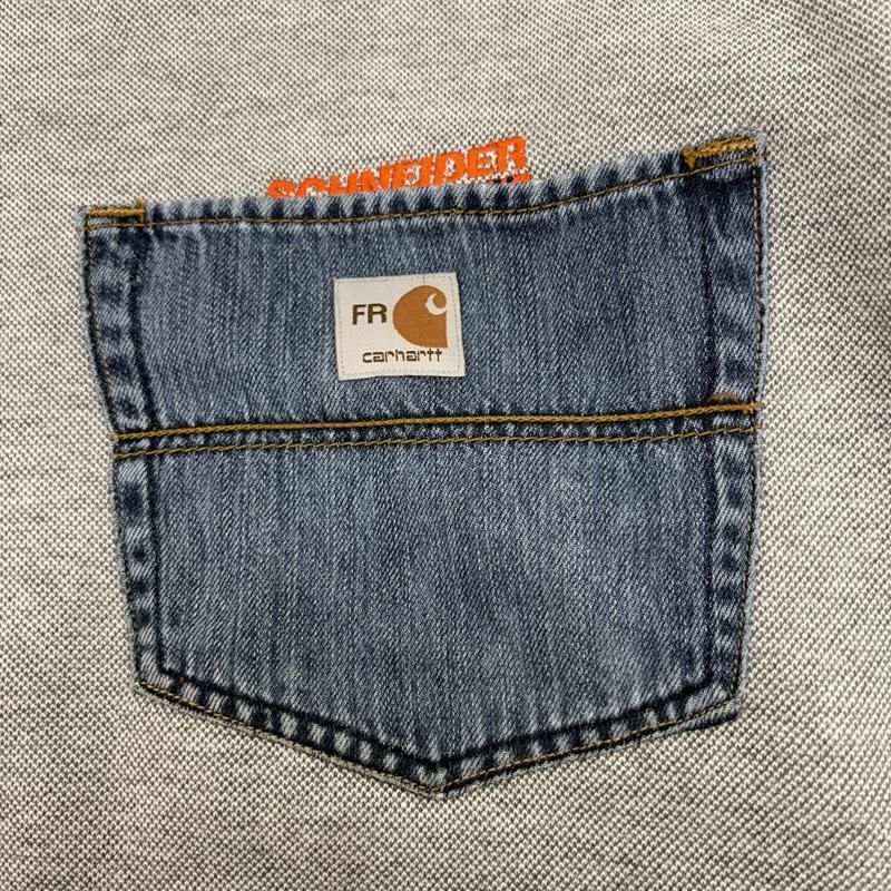 カーハート Carhartt トレーナー 長袖 コットン リメイク 刺繍 スウェット frs003dny L 灰 / グレー / gray メンズ USED 古着 中古 50161011