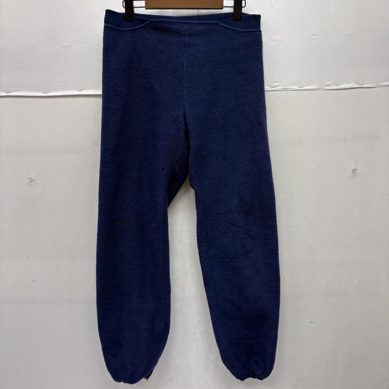 パタゴニア patagonia パンツ ワークパンツ、ペインターパンツ カナダ製 80s ポリエステル フリース ボトム 25681 M 紺 / ネイビー / navy メンズ USED 古着 中古 50161012