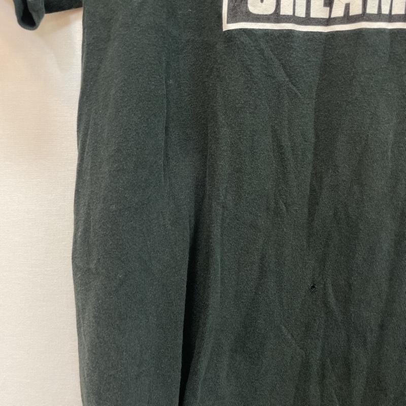 クリームソーダ CREAMSODA Tシャツ 半袖 角ドクロ ロゴ Tシャツ ピンクドラゴン ロカビリー S スカル 黒 / ブラック / black メンズ USED 古着 中古 50161015