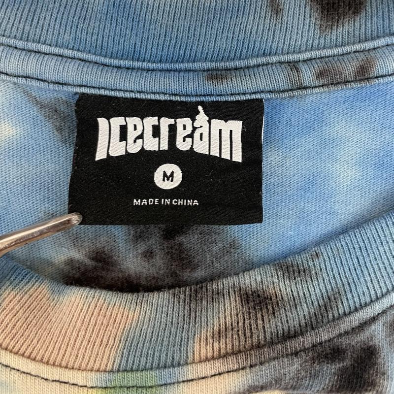 ビービーシー BBC/ICECREAM Tシャツ 半袖 アイスクリーム ドクロ タイダイ Tシャツ ビリオネア M マルチカラー / マルチカラー / multicolor メンズ USED 古着 中古 50161018