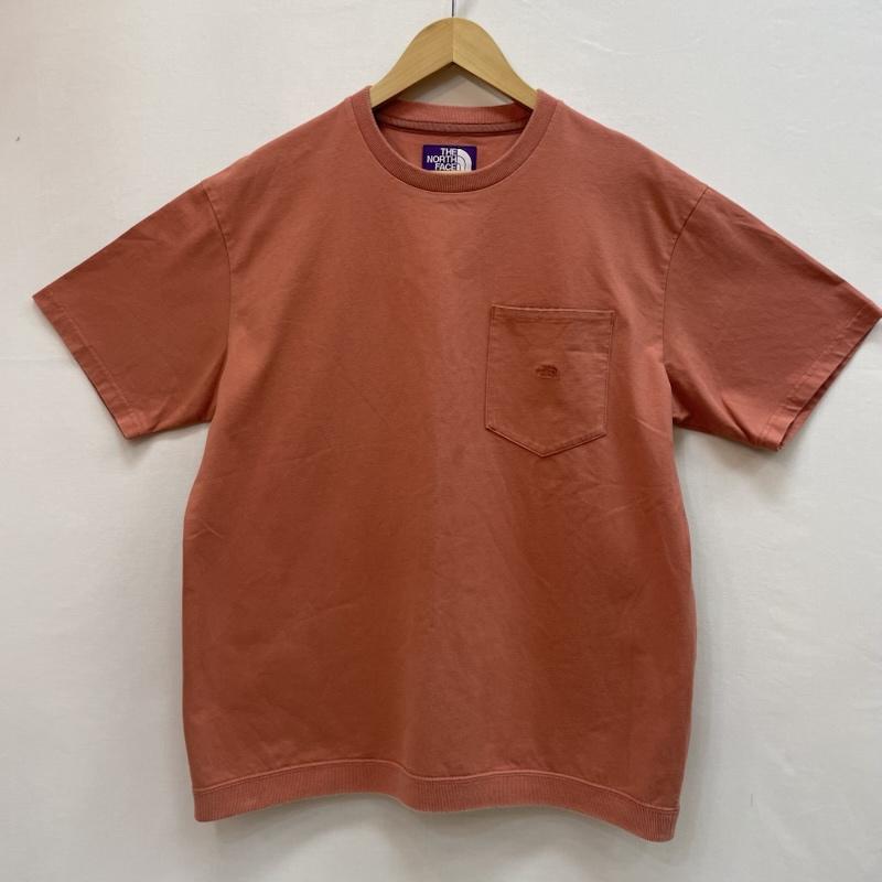ザ ノースフェイス パープルレーベル THE NORTH FACE PURPLE LABEL Tシャツ 半袖 N25SH056 フィールドTシャツ ポケット ロゴ M 無地 X ワンポイント メンズ USED 古着 中古 50161021
