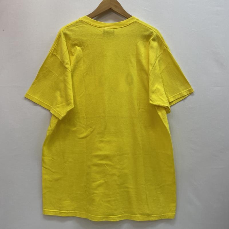 フルーツオブザルーム FRUIT OF THE LOOM Tシャツ 半袖 M&M’s エムアンドエムズ キャラT ビッグ プリント ロゴ XL プリント X キャラクター 黄 / イエロー / yellow メンズ USED 古着 中古 50161025