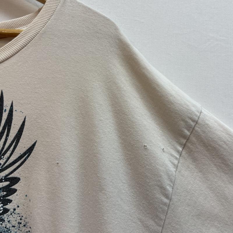ハーレーダビッドソン Harley-Davidson Tシャツ 半袖 イーグル ロゴ プリント Tシャツ XL プリント アイボリー / アイボリー / メンズ USED 古着 中古 50161026