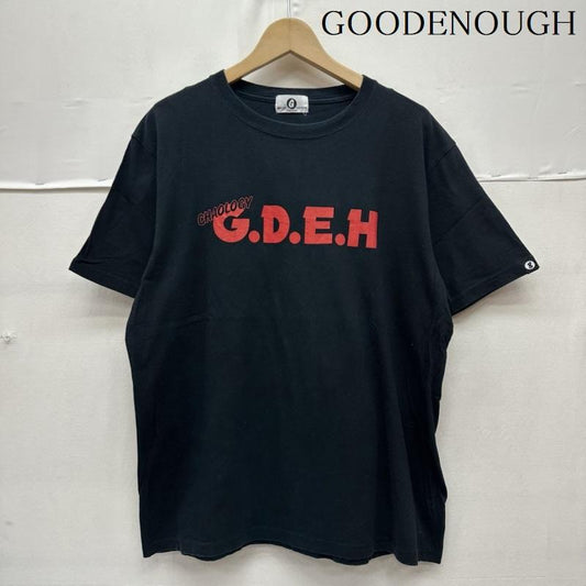 グッドイナフ GOODENOUGH Tシャツ 半袖 4 THE FUTURE ロゴ プリント Tシャツ - 黒 / ブラック / black メンズ USED 古着 中古 50161035