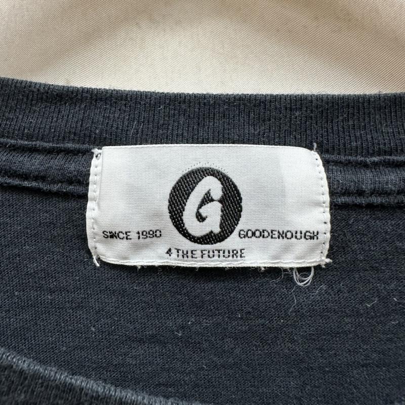 グッドイナフ GOODENOUGH Tシャツ 半袖 4 THE FUTURE ロゴ プリント Tシャツ - 黒 / ブラック / black メンズ USED 古着 中古 50161035