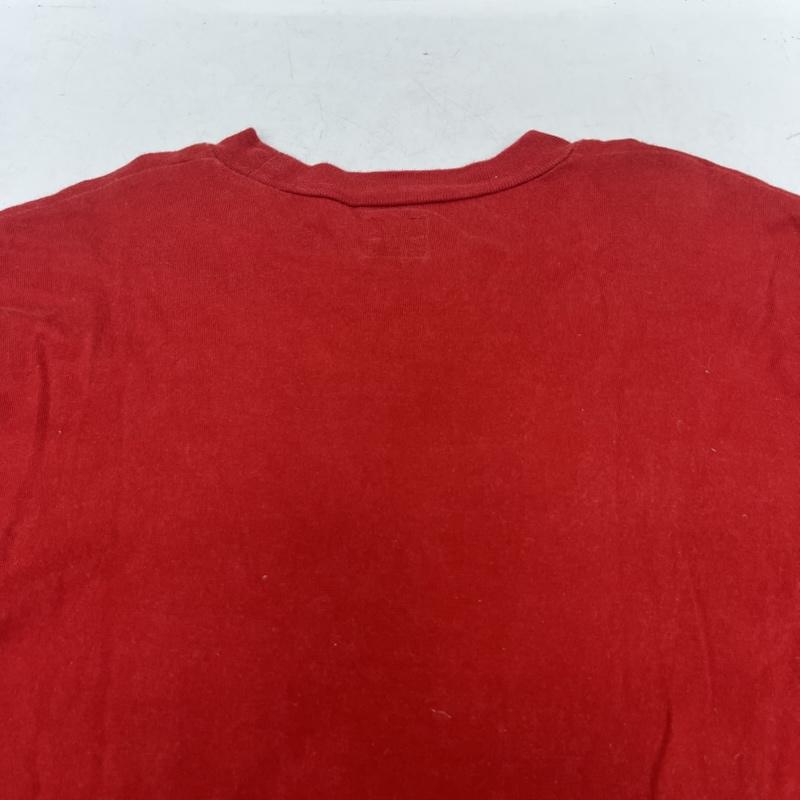 カールヘルム KARLHELMUT トレーナー 長袖 ロンT カットソー 赤 パッチワーク アンティーク くま キャラクター 赤 / レッド / red レディース USED 古着 中古 50161039