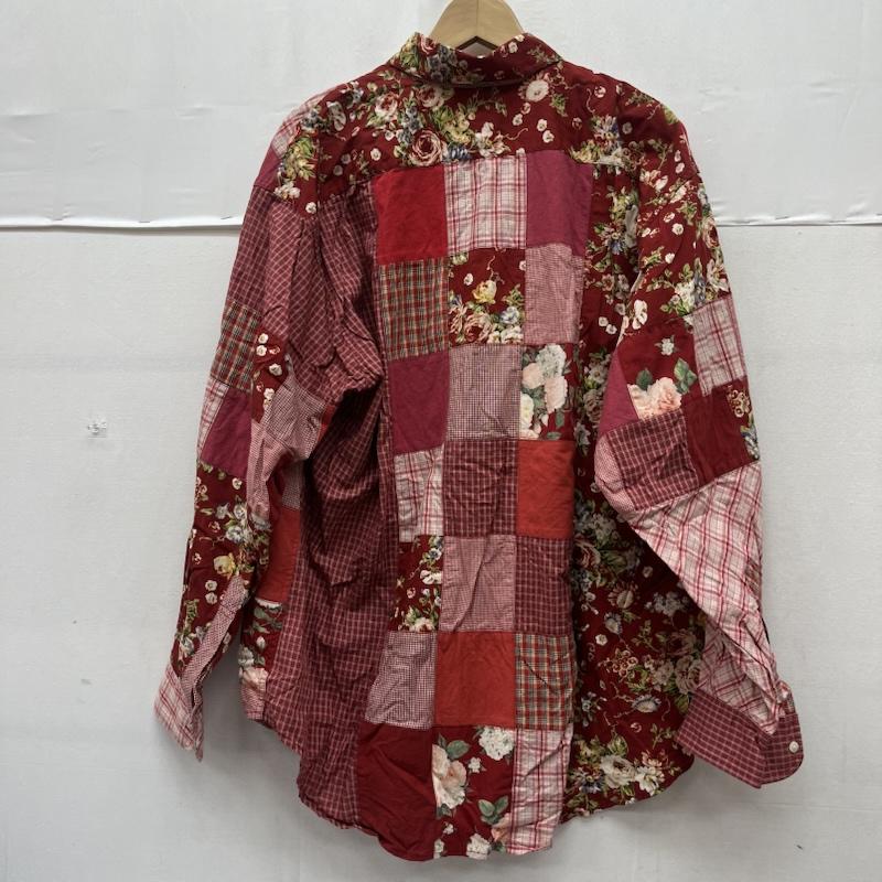 カールヘルム KARLHELMUT シャツ、ブラウス 長袖 1084fb06 パッチワーク 長袖 シャツ 花柄 花柄 赤 / レッド / red レディース USED 古着 中古 50161040