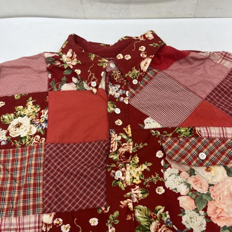 カールヘルム KARLHELMUT シャツ、ブラウス 長袖 1084fb06 パッチワーク 長袖 シャツ 花柄 花柄 赤 / レッド / red レディース USED 古着 中古 50161040