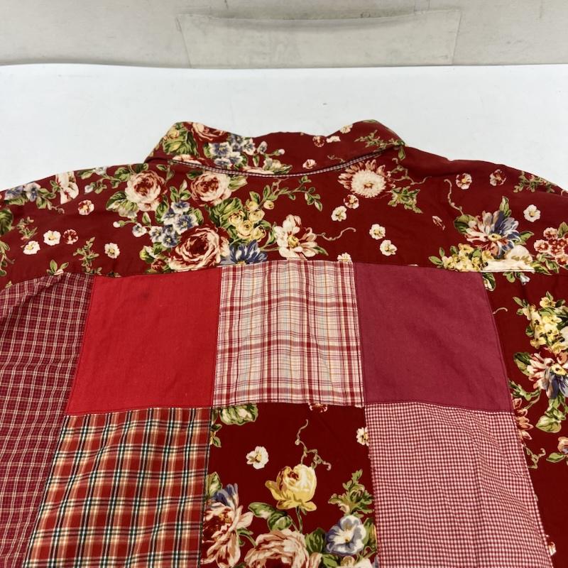 カールヘルム KARLHELMUT シャツ、ブラウス 長袖 1084fb06 パッチワーク 長袖 シャツ 花柄 花柄 赤 / レッド / red レディース USED 古着 中古 50161040