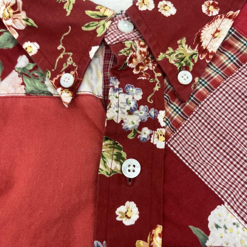 カールヘルム KARLHELMUT シャツ、ブラウス 長袖 1084fb06 パッチワーク 長袖 シャツ 花柄 花柄 赤 / レッド / red レディース USED 古着 中古 50161040