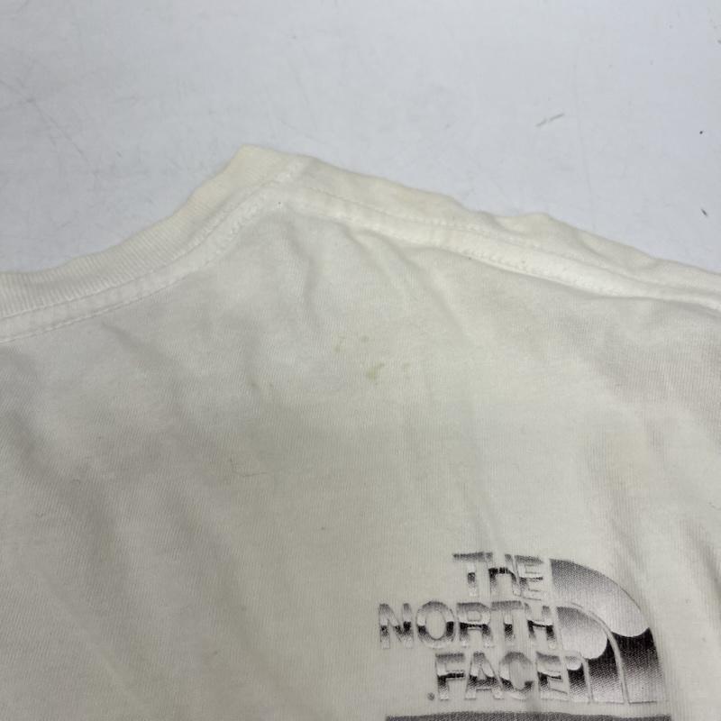 シュプリーム Supreme Tシャツ 半袖 THE NORTH FACE メタリック ロゴ Tシャツ コラボ品 L ロゴ、文字 白 / ホワイト / white メンズ USED 古着 中古 50161046