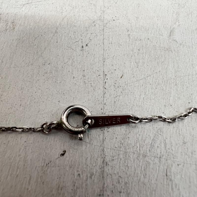 ヨンドシー 4℃ アクセサリー ネックレス、ペンダント SILVER シルバー 925 ストーン ネックレス - 銀 / シルバー / silver color レディース USED 古着 中古 50161047