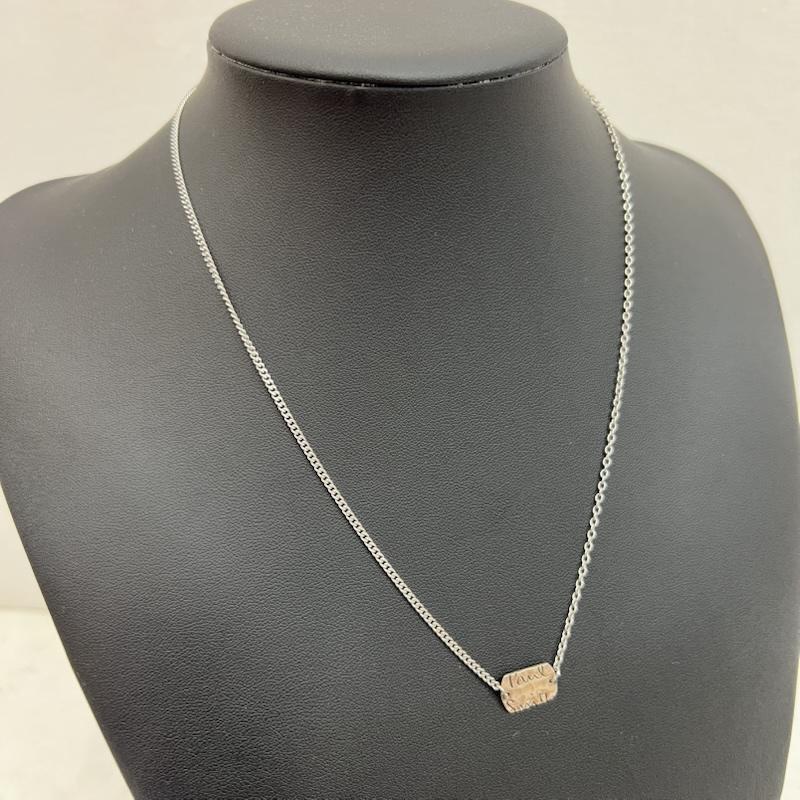 ポールスミス Paul Smith アクセサリー ネックレス、ペンダント SILVER シルバー 925 エンボスロゴ ネックレス - 銀 / シルバー / silver color メンズ USED 古着 中古 50161050
