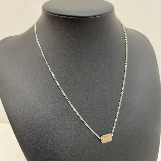ポールスミス Paul Smith アクセサリー ネックレス、ペンダント SILVER シルバー 925 エンボスロゴ ネックレス - 銀 / シルバー / silver color メンズ USED 古着 中古 50161050