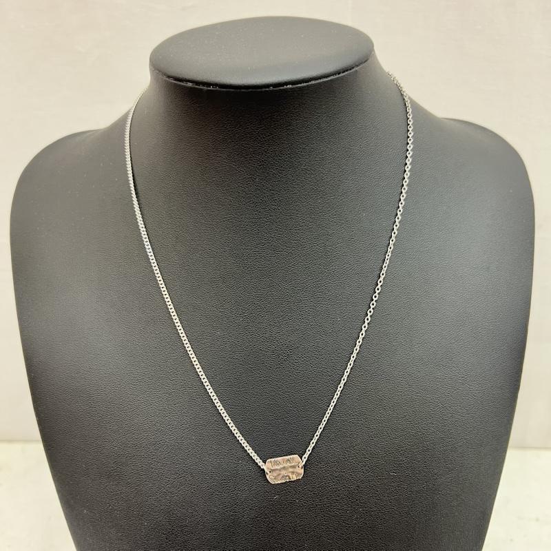 ポールスミス Paul Smith アクセサリー ネックレス、ペンダント SILVER シルバー 925 エンボスロゴ ネックレス - 銀 / シルバー / silver color メンズ USED 古着 中古 50161050