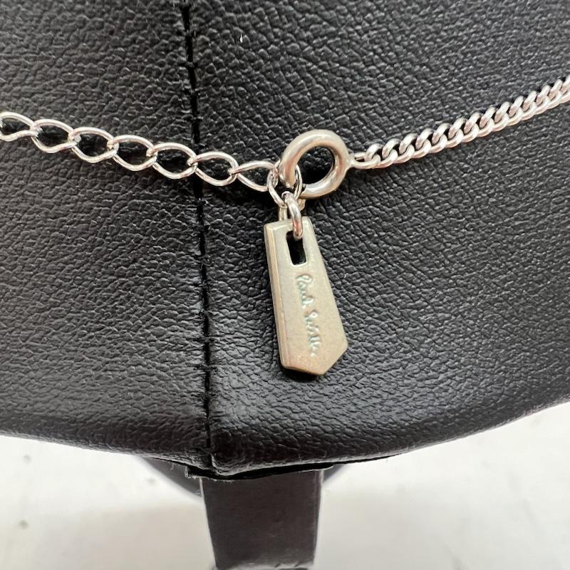 ポールスミス Paul Smith アクセサリー ネックレス、ペンダント SILVER シルバー 925 エンボスロゴ ネックレス - 銀 / シルバー / silver color メンズ USED 古着 中古 50161050