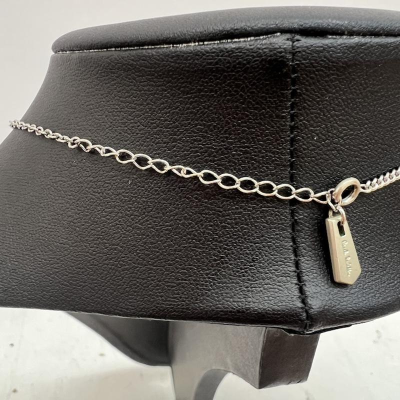 ポールスミス Paul Smith アクセサリー ネックレス、ペンダント SILVER シルバー 925 エンボスロゴ ネックレス - 銀 / シルバー / silver color メンズ USED 古着 中古 50161050