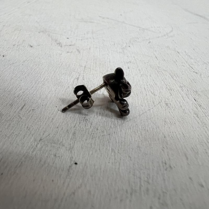 シルバー （９２５） シルバー （９２５） アクセサリー ピアス スカル ネックレス 片耳 - メンズ USED 古着 中古 50161057