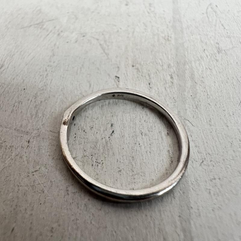 古着 USED アクセサリー 指輪 P/S プラチナシルバー リング 8号 - レディース USED 古着 中古 50161062