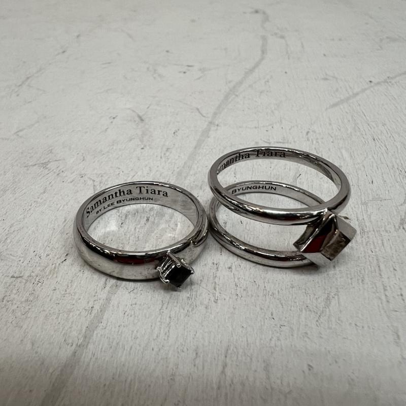 サマンサティアラ Samantha Tiara アクセサリー 指輪 イ・ビョンホン セットリング HONESTYシリーズ SV925 - レディース USED 古着 中古 50161065