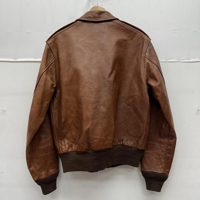 バズリクソンズ Buzz Rickson s ジャケット、上着 フライトジャケット A-2 フライト レザー ジャケット 301415 PERRY SPORTSWEAR 40 茶 / ブラウン / brown メンズ USED 古着 中古 50161071