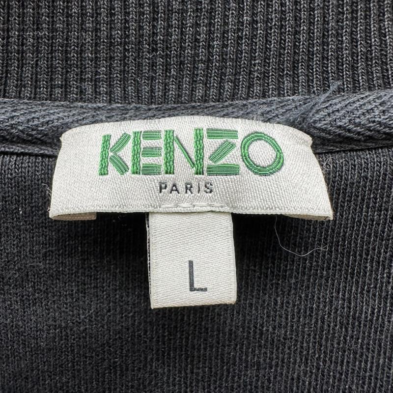 ケンゾー KENZO トレーナー 長袖 18AW Tiger Sweat Shirt タイガー ロゴ 刺繍 スウェット F865SW0014XV L 黒 / ブラック / black メンズ USED 古着 中古 50161074