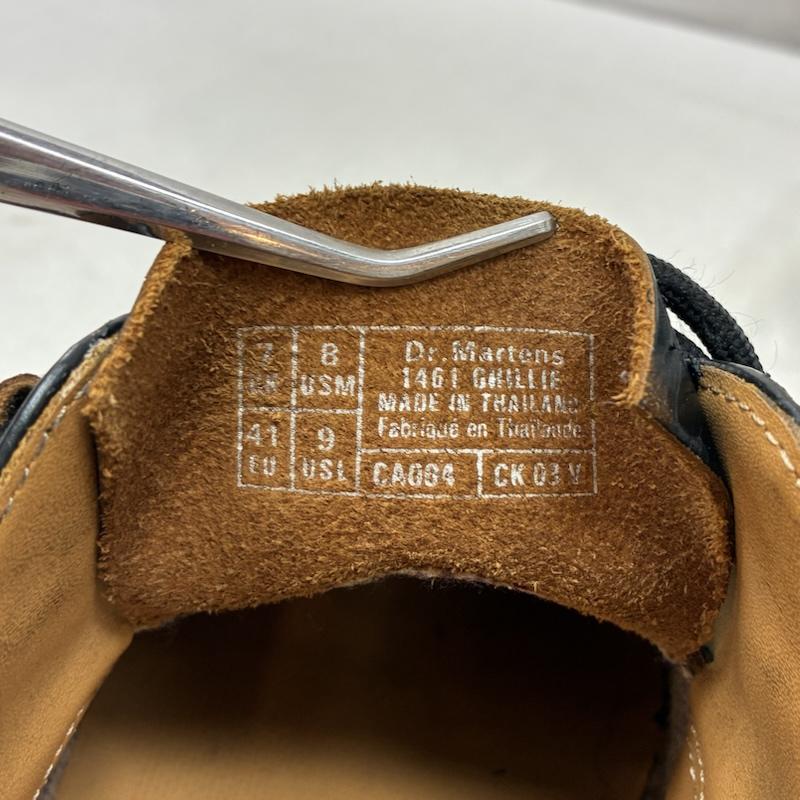 ドクターマーチン Dr.Martens 革靴 革靴 1461 GHILLIE ギリー ヴィンテージ スムース レザー シューズ UK：7 メンズ USED 古着 中古 50161076
