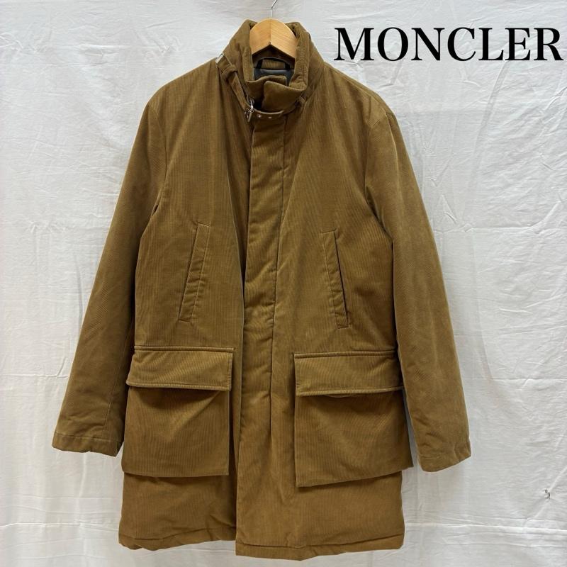 モンクレール MONCLER ジャケット、上着 ダウンジャケット 茶タグ コーデュロイ ベルテッド ダウン ジャケット ペッパージャパン 1 メンズ USED 古着 中古 50161078