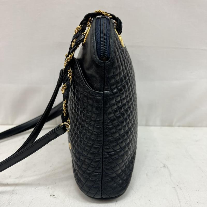 バリー BALLY ショルダーバッグ ショルダーバッグ キルティング チェーン ショルダーバッグ ゴールド金具 タッセル ヴィンテージ - 黒 / ブラック / black レディース USED 古着 中古 50161097