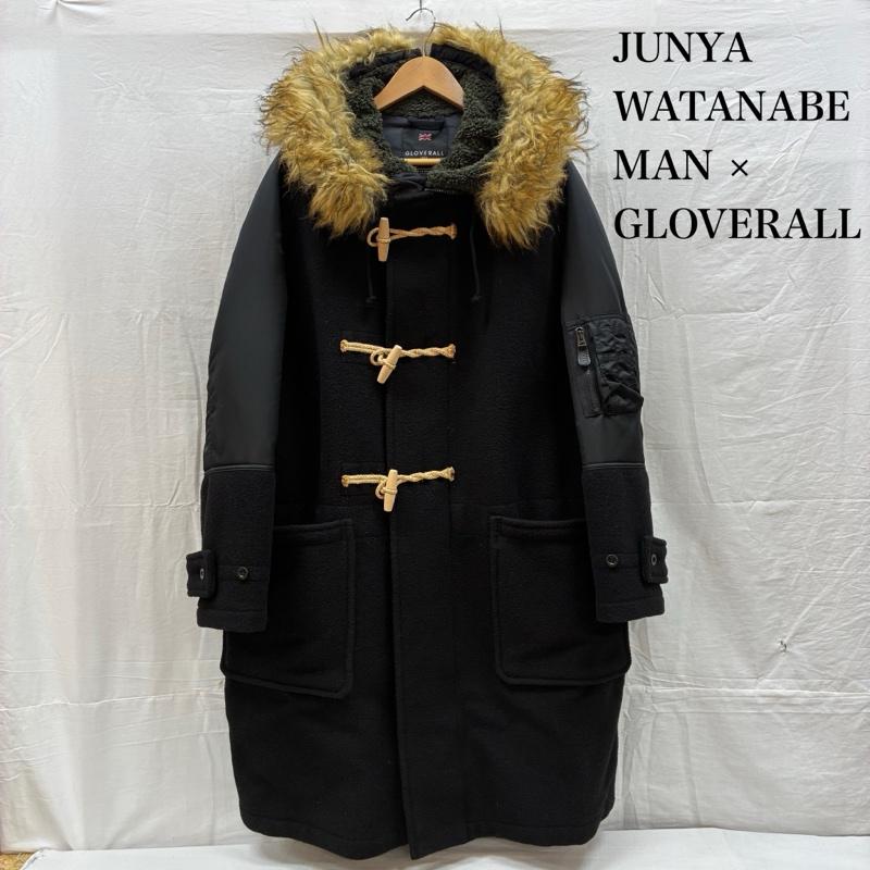 コムデギャルソン・ジュンヤワタナベマン COMME des GARCONS JUNYA WATANABE MAN コート コート一般 GLOVERALL 圧縮 メルトン ウール ナイロン ツイル フーデッド ファー ダッフル コート ミリタリー WJ-C906 L メンズ USED 古着 中古 50161101