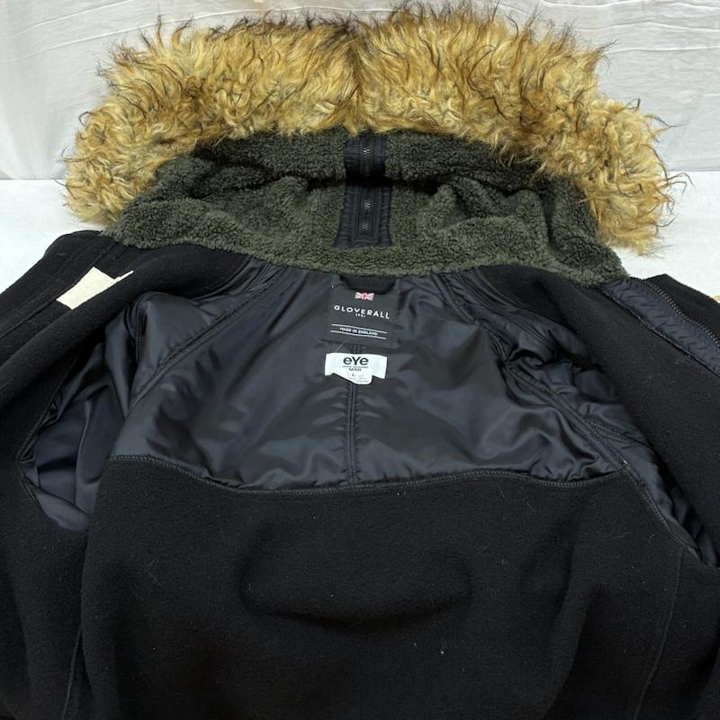 コムデギャルソン・ジュンヤワタナベマン COMME des GARCONS JUNYA WATANABE MAN コート コート一般 GLOVERALL 圧縮 メルトン ウール ナイロン ツイル フーデッド ファー ダッフル コート ミリタリー WJ-C906 L メンズ USED 古着 中古 50161101