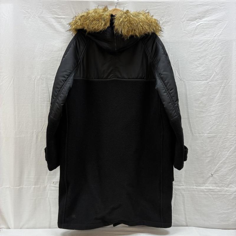 コムデギャルソン・ジュンヤワタナベマン COMME des GARCONS JUNYA WATANABE MAN コート コート一般 GLOVERALL 圧縮 メルトン ウール ナイロン ツイル フーデッド ファー ダッフル コート ミリタリー WJ-C906 L メンズ USED 古着 中古 50161101
