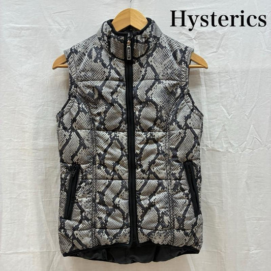 ヒステリックス HYSTERICS ベスト ベスト 90s 00s プリマロフト パイソン スネーク インサレーション 中綿 ジップアップ ベスト Y2K アーカイブ FREE レディース USED 古着 中古 50161104