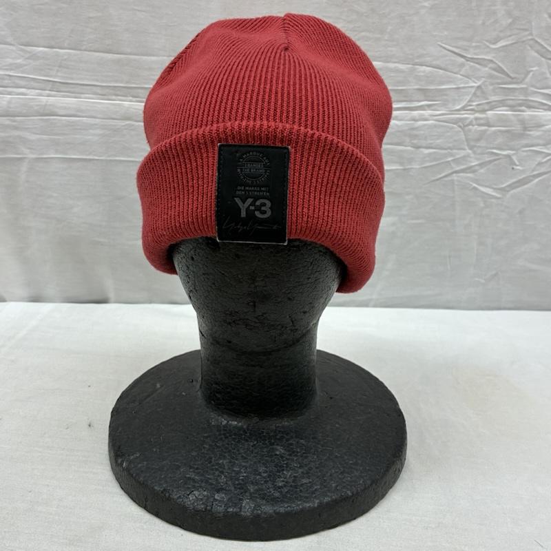 ワイスリー Y-3 帽子 ニット帽 アクリル コットン 折り返し ニット キャップ ビーニー - メンズ USED 古着 中古 50161114