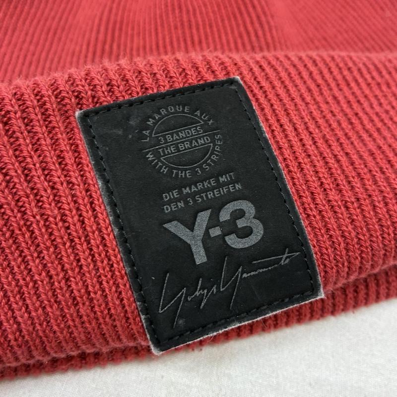ワイスリー Y-3 帽子 ニット帽 アクリル コットン 折り返し ニット キャップ ビーニー - メンズ USED 古着 中古 50161114