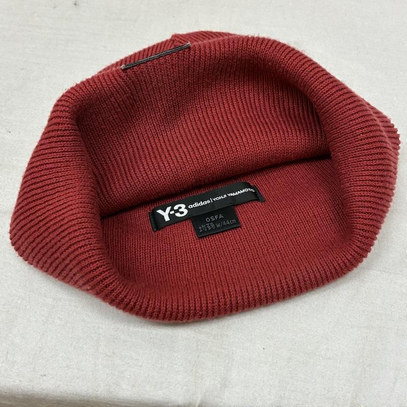 ワイスリー Y-3 帽子 ニット帽 アクリル コットン 折り返し ニット キャップ ビーニー - メンズ USED 古着 中古 50161114