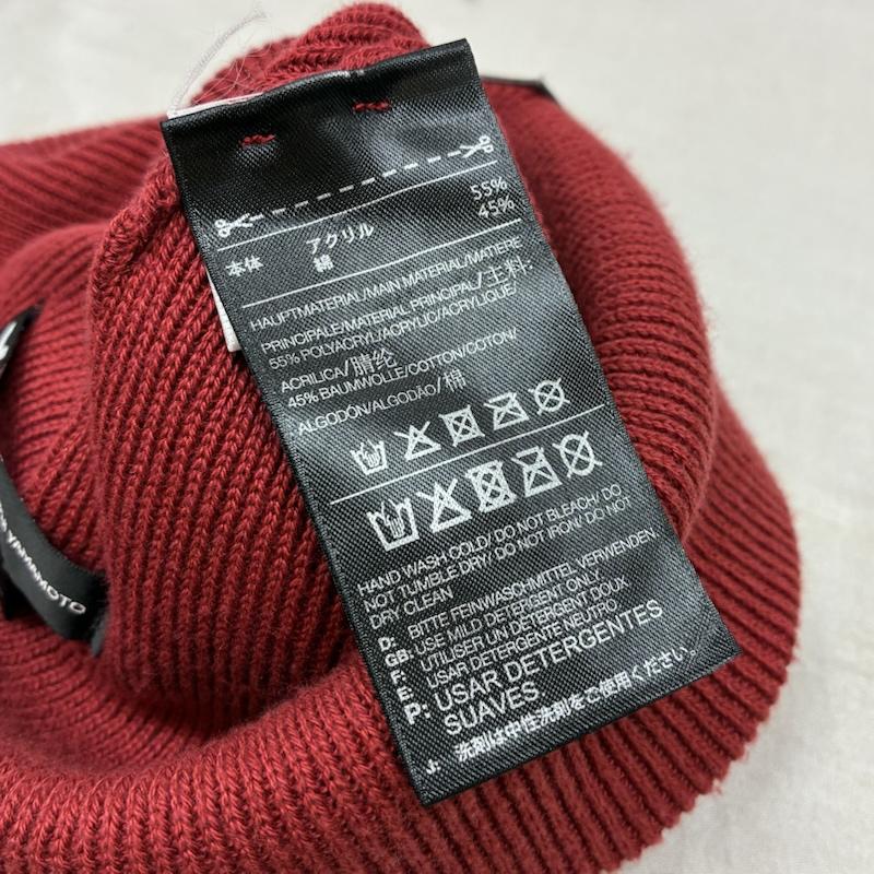 ワイスリー Y-3 帽子 ニット帽 アクリル コットン 折り返し ニット キャップ ビーニー - メンズ USED 古着 中古 50161114