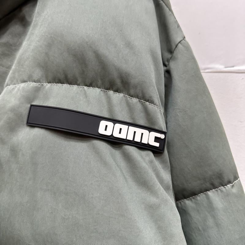 オーエーエムシー OAMC ジャケット、上着 ジャンパー、ブルゾン ラバー ロゴ ジップ ダウン ジャケット 23A28OAU36 L 緑 / グリーン / green メンズ USED 古着 中古 50161117