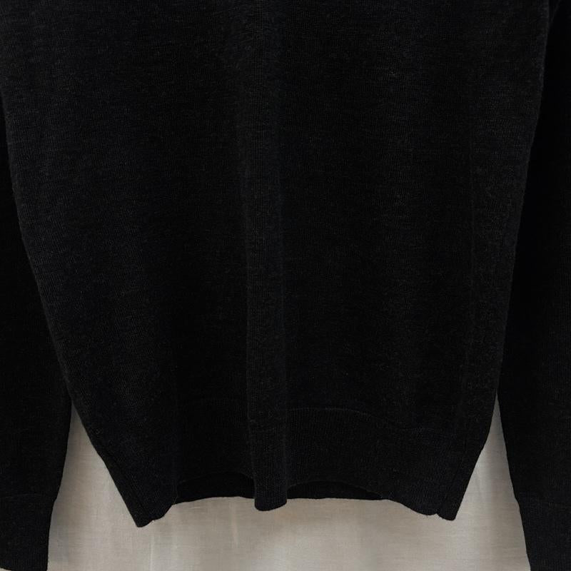 フレッドペリー FRED PERRY ニット、セーター 長袖 K4501 Merino Wool メリノウール 薄手 ニット セーター クルーネック XS メンズ USED 古着 中古 50161119