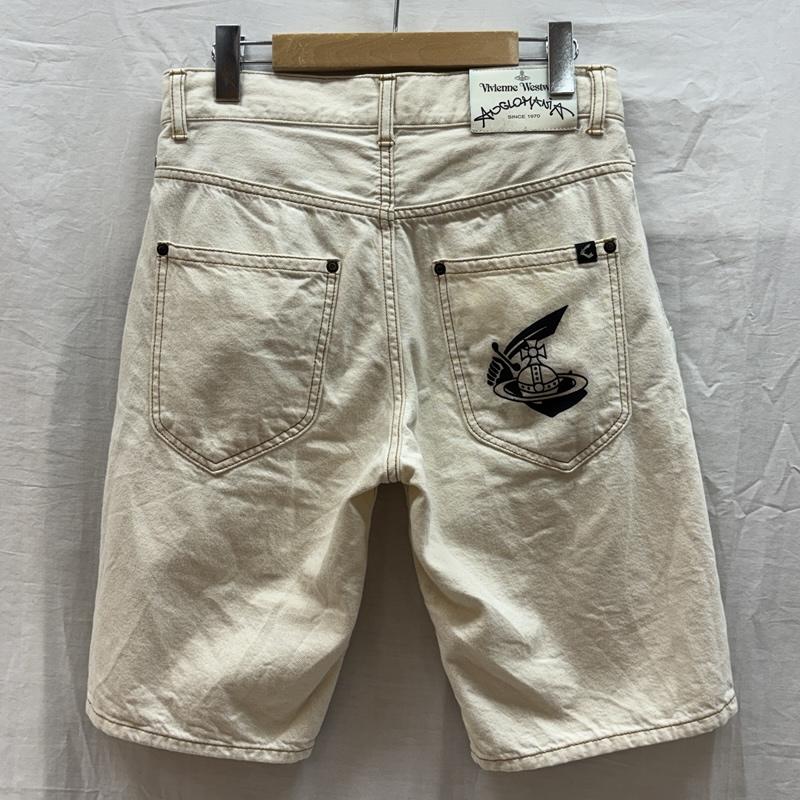 ヴィヴィアンウエストウッド Vivienne Westwood パンツ ショートパンツ ANGLOMANIA アングロマニア ショート パンツ ダメージ加工 36 メンズ USED 古着 中古 50161126
