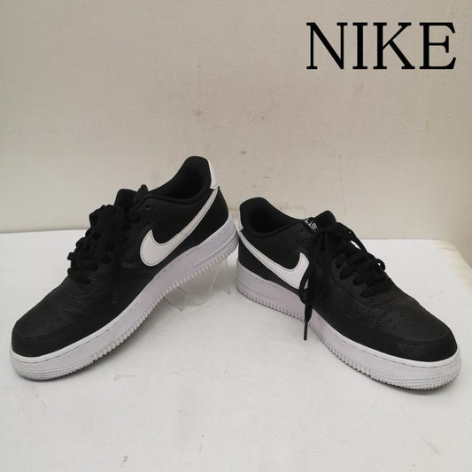 ナイキ NIKE スニーカー スニーカー ct2302-002 Air Force 1 シンプル デザイン レザー アッパー 27.0cm ロゴ、文字 黒 / ブラック / black メンズ USED 古着 中古 50161129