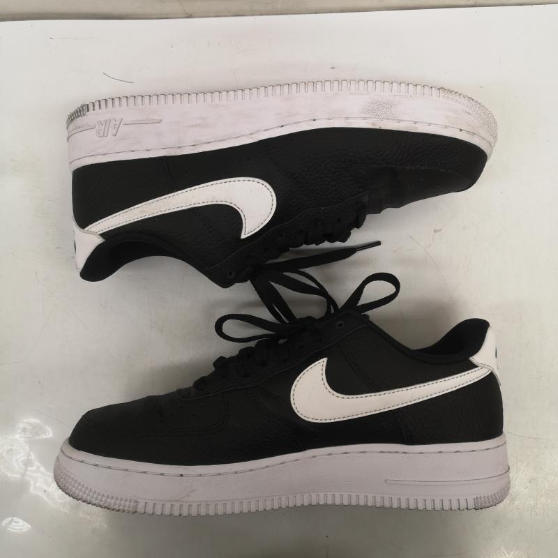 ナイキ NIKE スニーカー スニーカー ct2302-002 Air Force 1 シンプル デザイン レザー アッパー 27.0cm ロゴ、文字 黒 / ブラック / black メンズ USED 古着 中古 50161129