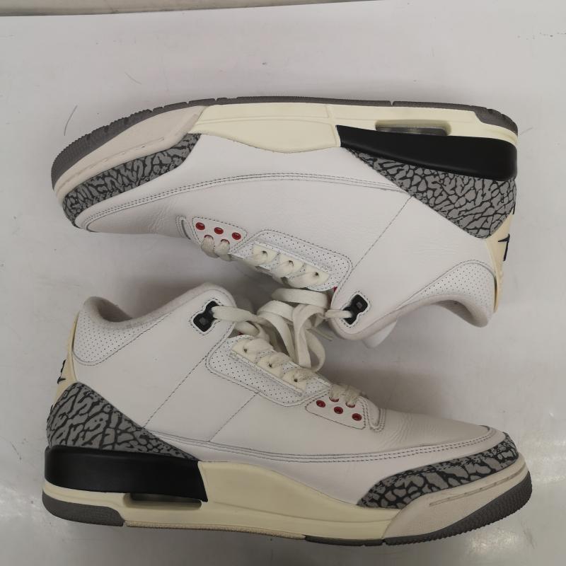 ナイキ NIKE スニーカー スニーカー AIR JORDAN 3 WHITE CEMENT REIMAGINED ホワイトセメント リイマジンド DN3707-100 29.0cm 白 / ホワイト / white メンズ USED 古着 中古 50161131