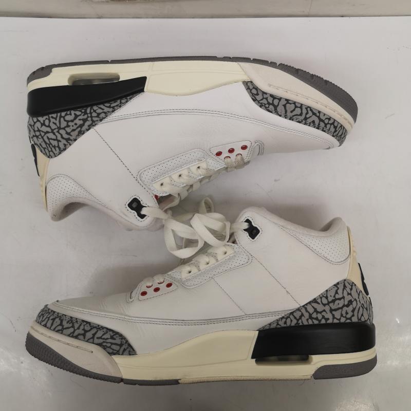 ナイキ NIKE スニーカー スニーカー AIR JORDAN 3 WHITE CEMENT REIMAGINED ホワイトセメント リイマジンド DN3707-100 29.0cm 白 / ホワイト / white メンズ USED 古着 中古 50161131
