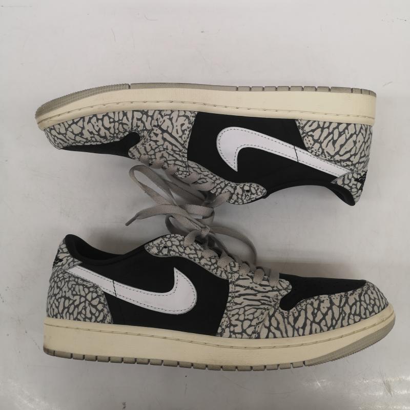 ナイキ NIKE スニーカー スニーカー Air Jordan 1 Retro Low OG Black Cement cz0790-001 28.5cm アニマル柄 マルチカラー / マルチカラー / multicolor メンズ USED 古着 中古 50161133