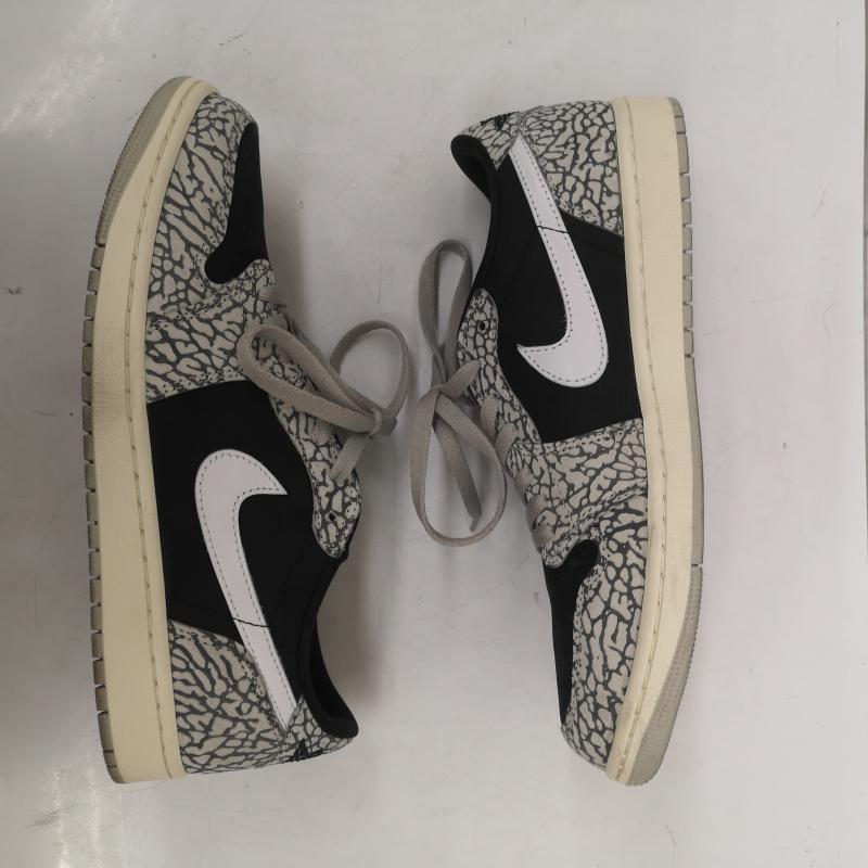ナイキ NIKE スニーカー スニーカー Air Jordan 1 Retro Low OG Black Cement cz0790-001 28.5cm アニマル柄 マルチカラー / マルチカラー / multicolor メンズ USED 古着 中古 50161133